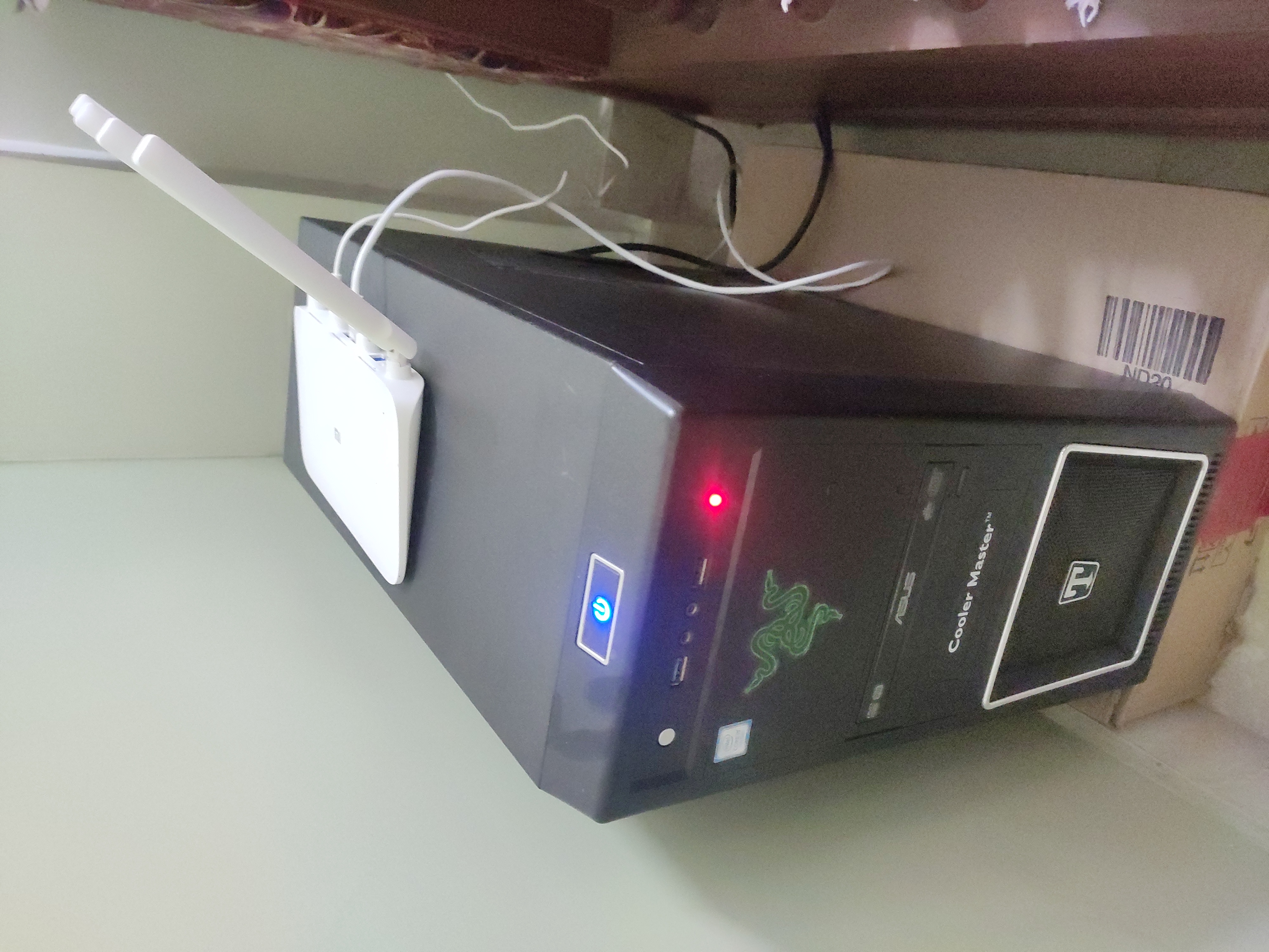 Figure 4: Humble yet powerful desktop server