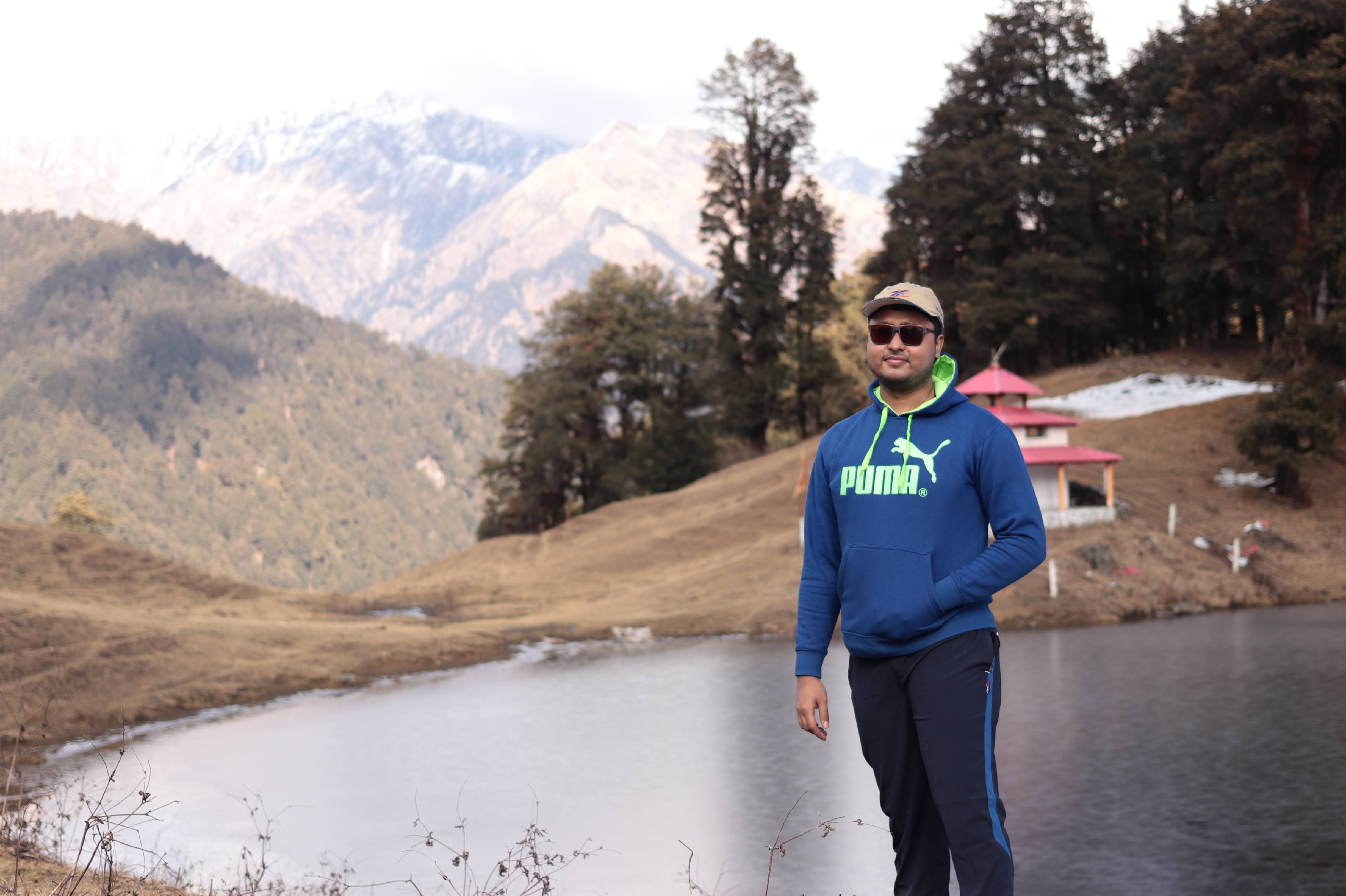 Figure 13: Me, “candid”-ing on the lakeside