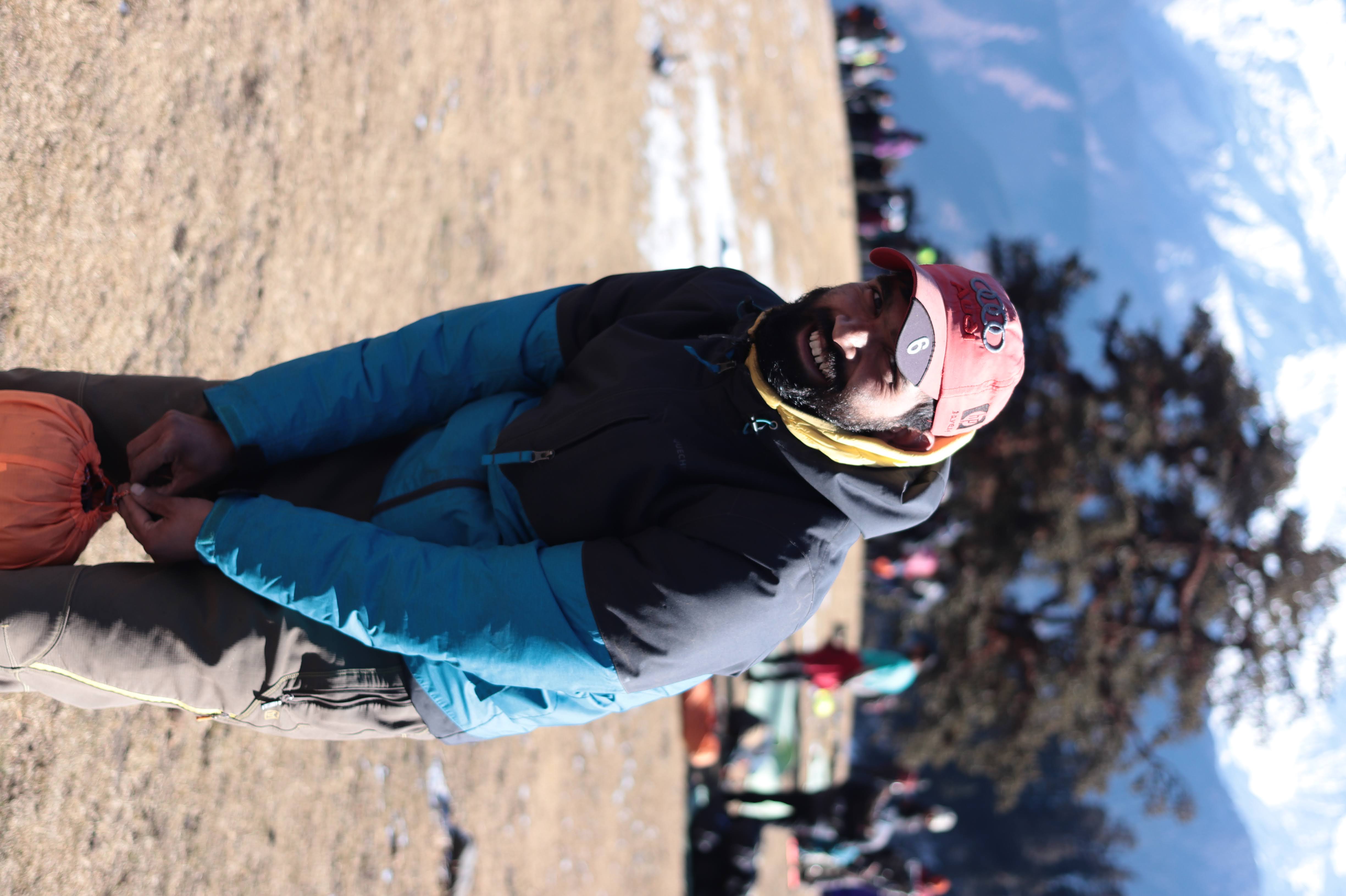 Figure 21: Meet Vinod ji, our co-trek guide